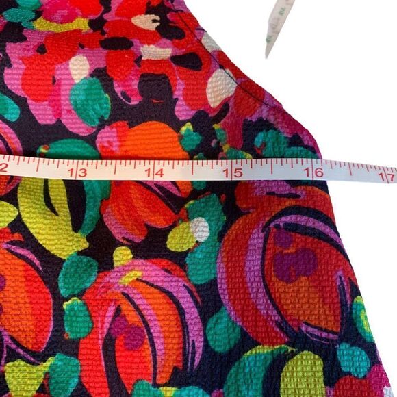 Lilly Pulitzer Ruffle Racerback Tank Top in Wild Confetti Size Medium - Picture 8 of 9